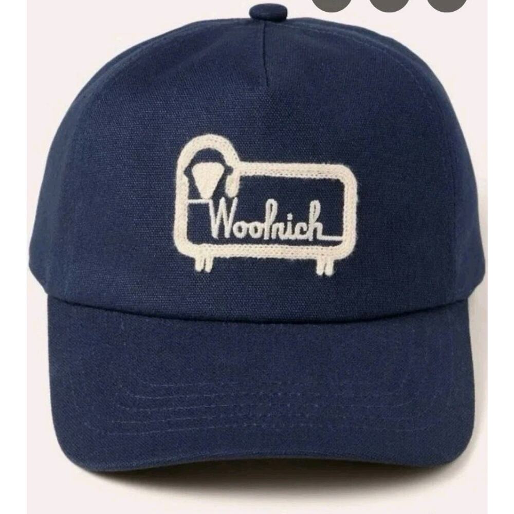Woolrich x Target Baseball Cap Navy Blue W/ Embroidered Sheep New W/ Tag
